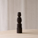 Afife Candlestick | Dark Brown