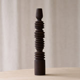 Afife Candlestick | Dark Brown