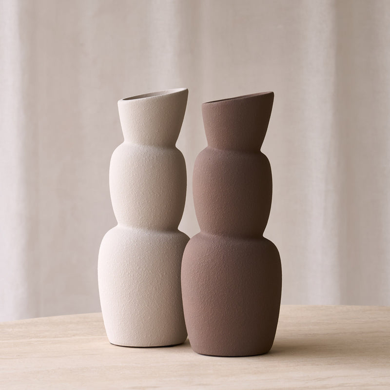 Aram Vase | Brown