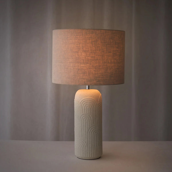 Diego Table Lamp | Ecru (43cm) - Originals Furniture
