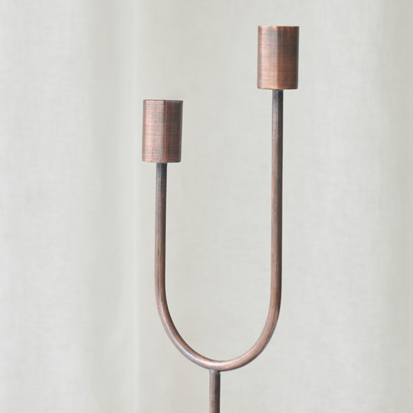 Florike Candle Holder | Antique Bronze