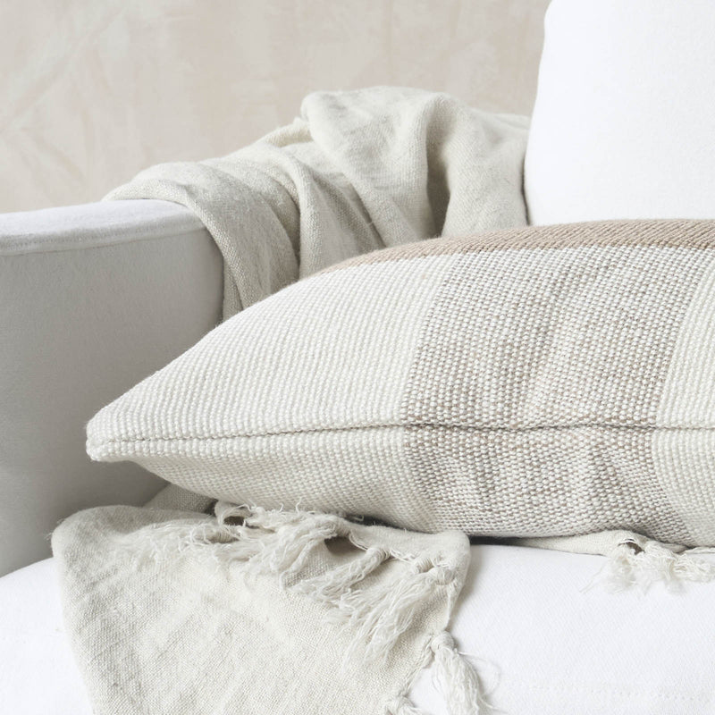 Kinley Lumbar Outdoor Cushion | Almond (40 x 60cm)
