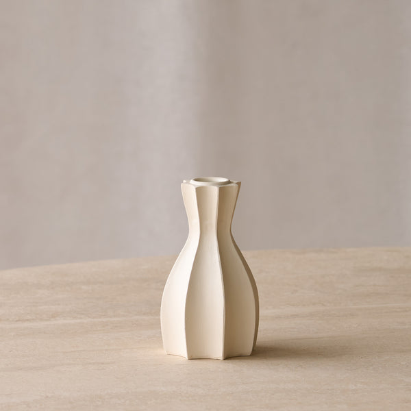 Limnos Candlestick | Cream