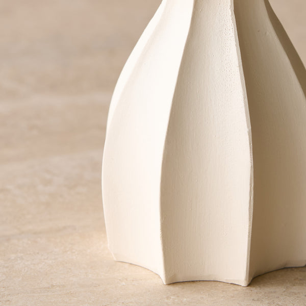 Limnos Candlestick | Cream