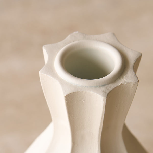 Limnos Candlestick | Cream