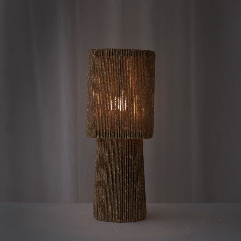 Pitino Jute Table Lamp | Tall - Natural