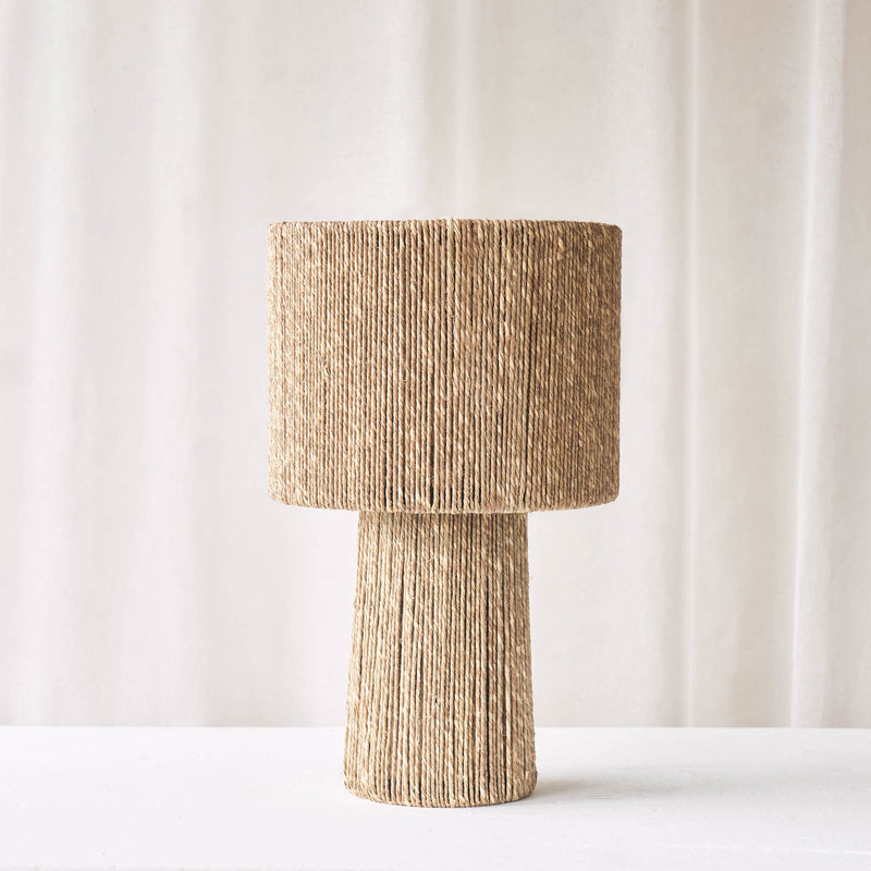 Pitino Jute Table Lamp | Medium - Natural