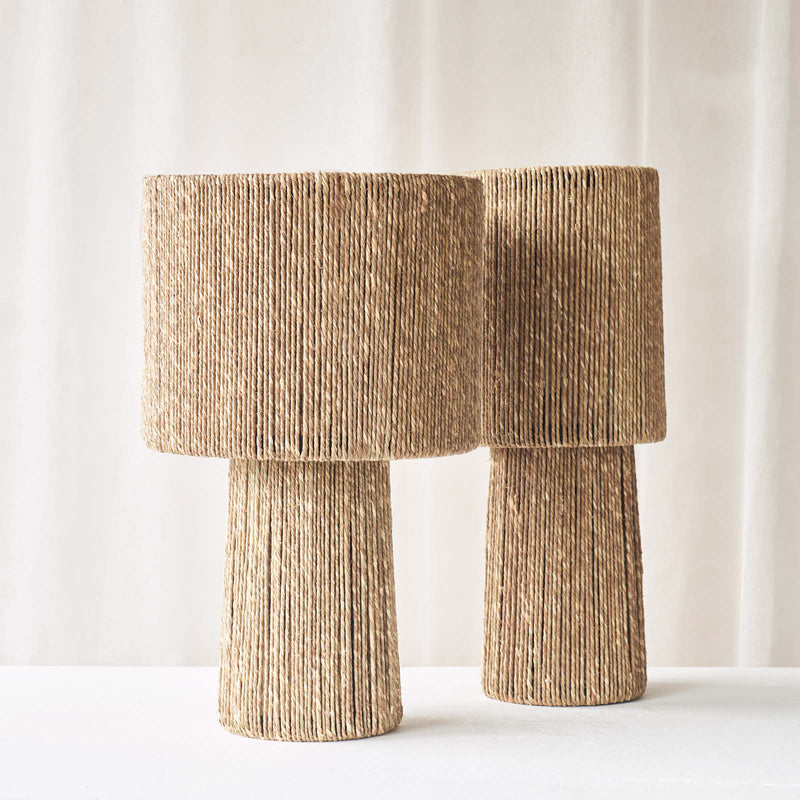 Pitino Jute Table Lamp | Medium - Natural