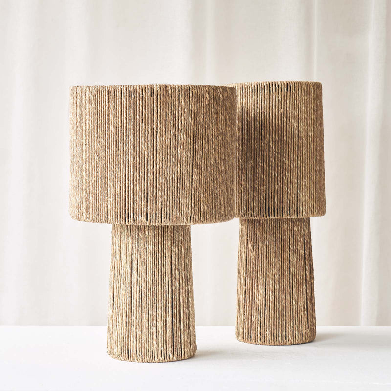 Pitino Jute Table Lamp | Tall - Natural