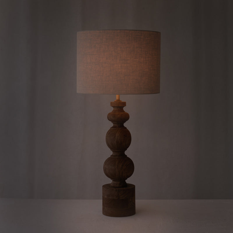 Radwan Table Lamp | Dark Brown