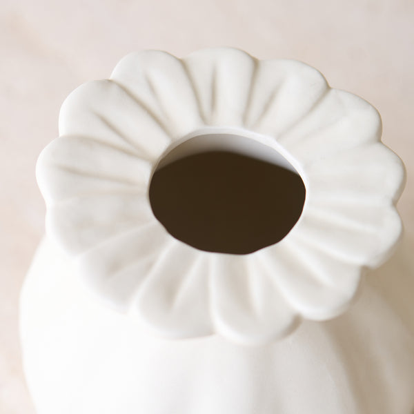 Rewa Vase | Cream