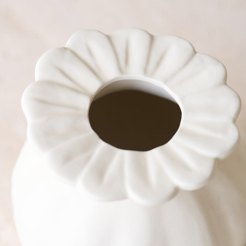 Rewa Vase | Cream