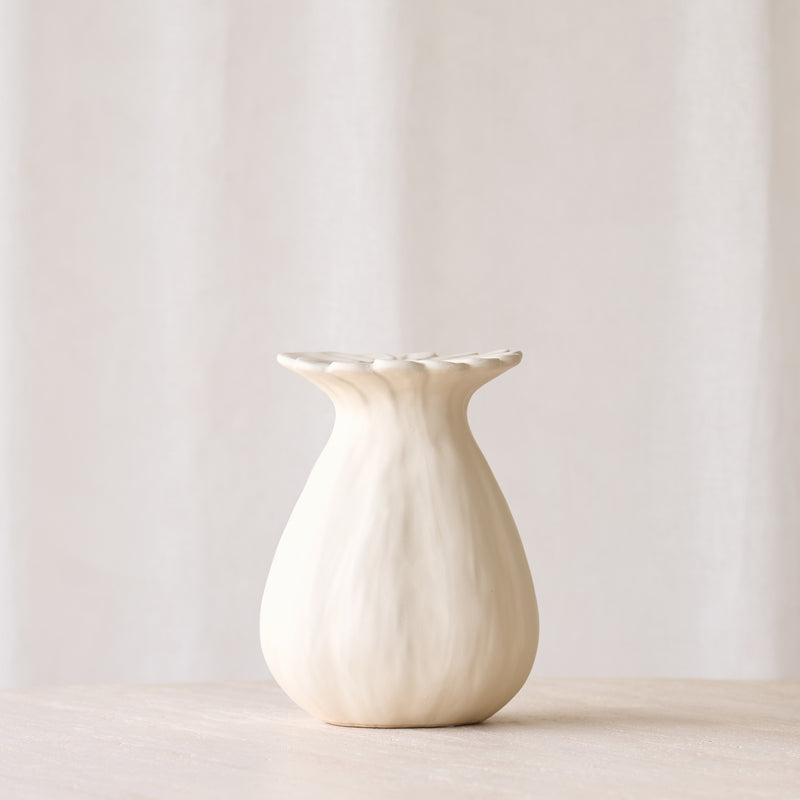 Rewa Vase | Cream