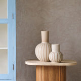 Ulloa Ceramic Vase | Matt Sand and Brown