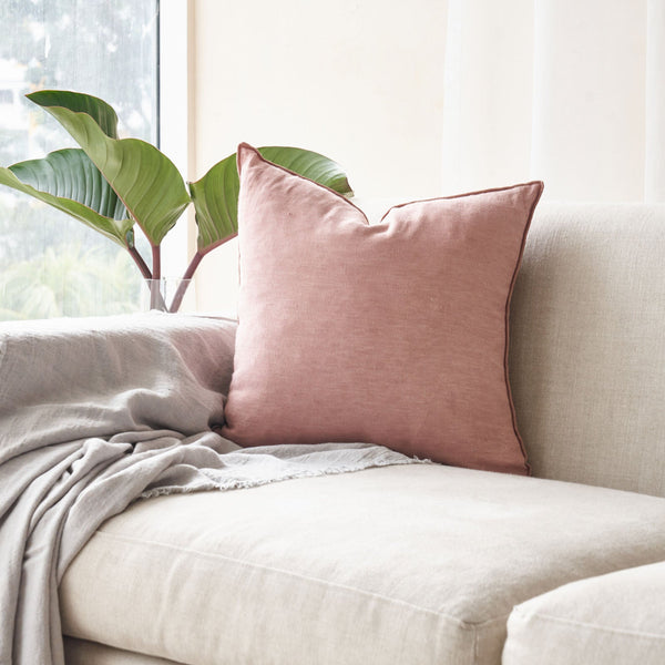 Cushion VV Linen | Bois De Rose (50 x 50cm)