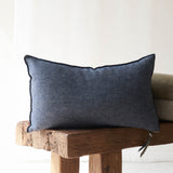 Cushion VV Linen | Petrole