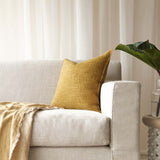 Nomade Cushion | Canvas - Ocre (50 x 50cm)