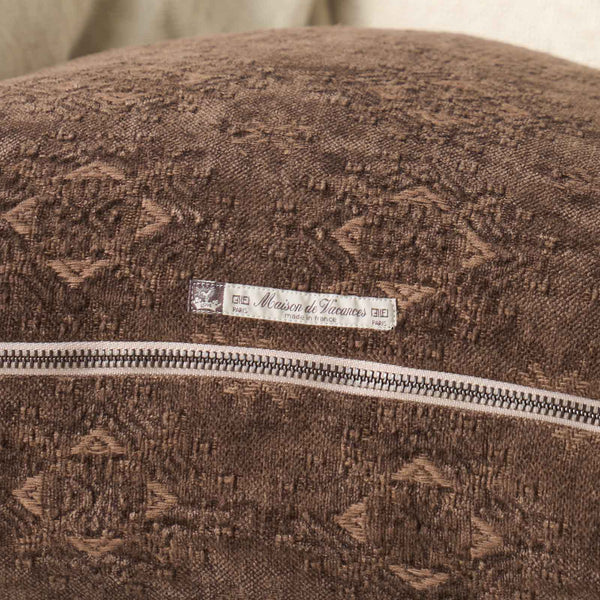 Jacquard Cushion | Stone Washed Kilim - Arabica (50 x 50cm)