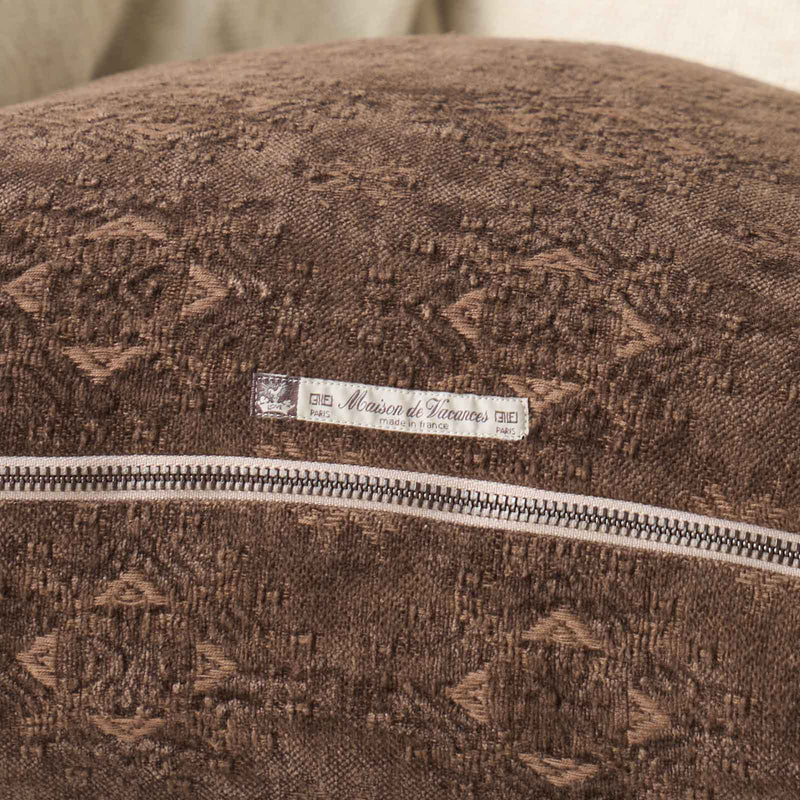 Jacquard Cushion | Stone Washed Kilim - Arabica (50 x 50cm)