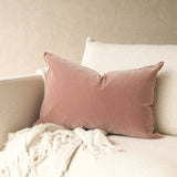 Palazzo Velvet Cushion | Blush