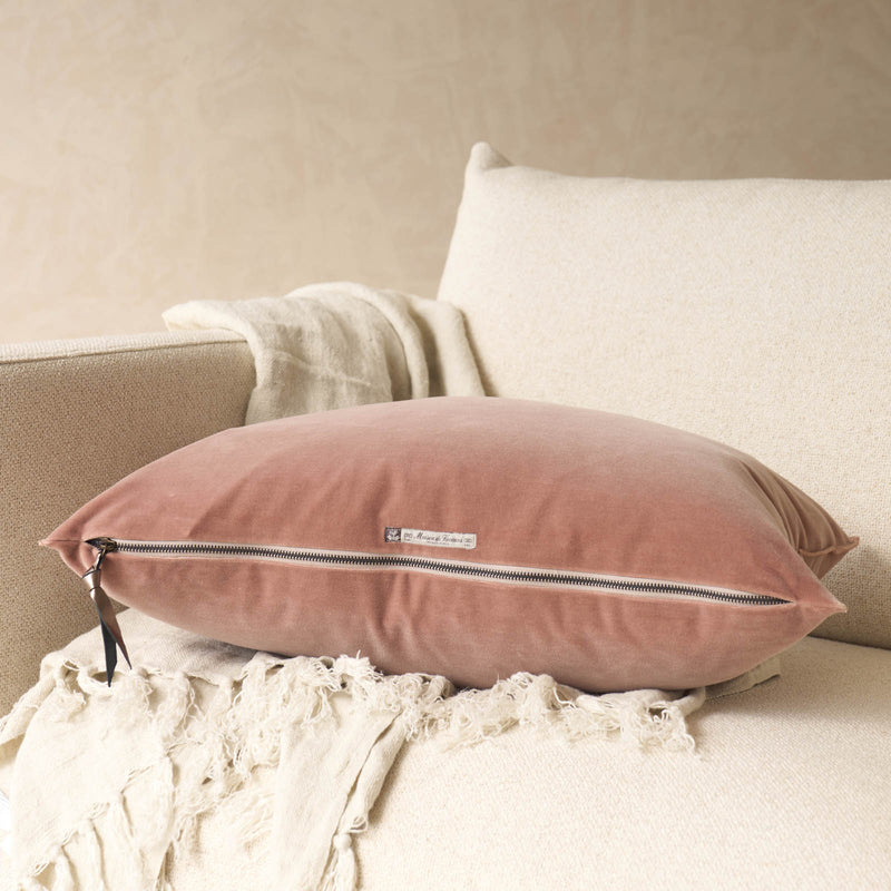 Palazzo Velvet Cushion | Blush