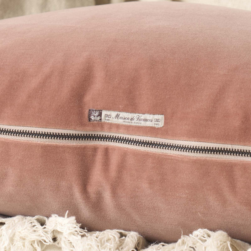 Palazzo Velvet Cushion | Blush