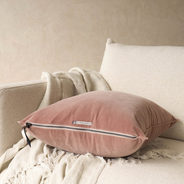Palazzo Velvet Cushion | Blush