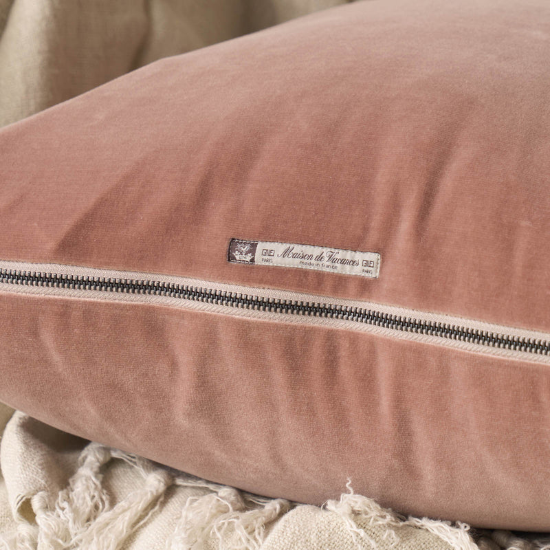 Palazzo Velvet Cushion | Blush