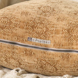 Jacquard Cushion | Stone Washed Kilim - Terracotta (50 x 50cm)