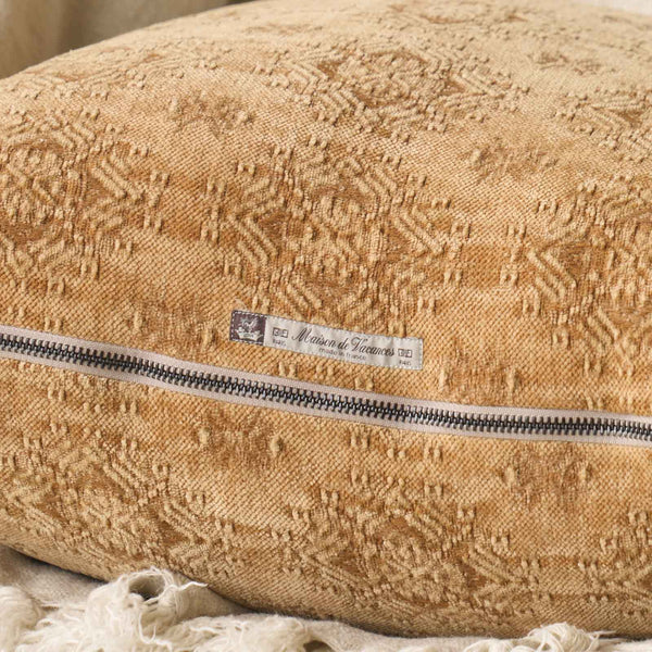 Jacquard Cushion | Stone Washed Kilim - Terracotta (50 x 50cm)