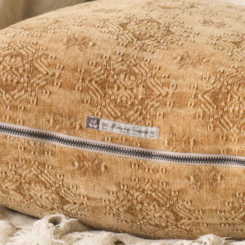 Jacquard Cushion | Stone Washed Kilim - Terracotta (50 x 50cm)