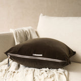 Palazzo Velvet Cushion | Kaki (50 x 50cm)