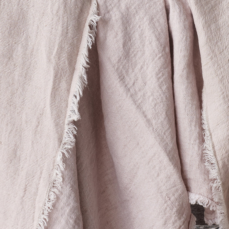 Throw VV Linen | Nude