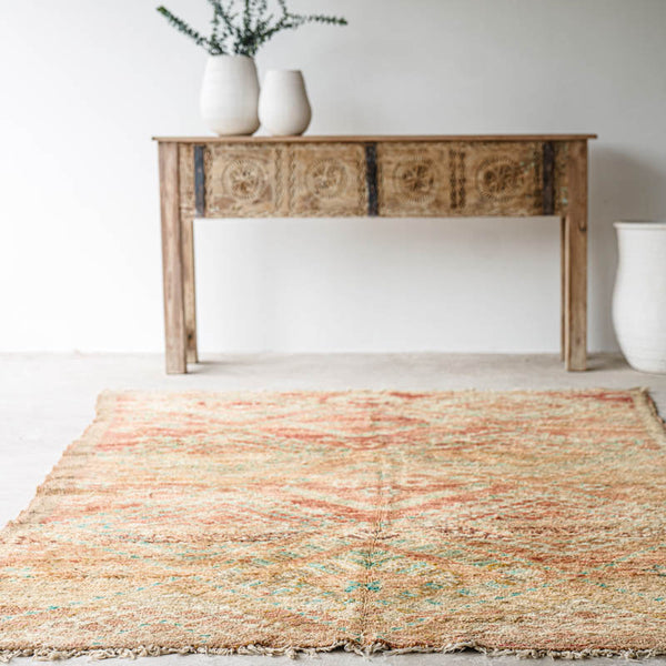 Moroccan Rug - Light Brown W190 x L333 cm
