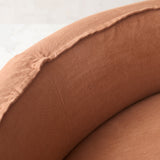Cocola Swivel Lounge Chair | Caramel