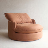 Cocola Swivel Lounge Chair | Caramel