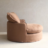 Cocola Swivel Lounge Chair | Mocha - Originals Furniture