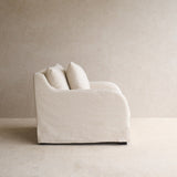 Corte Fabric Armchair | Ecru (87cm)