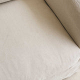 Corte Fabric Armchair | Ecru (87cm)