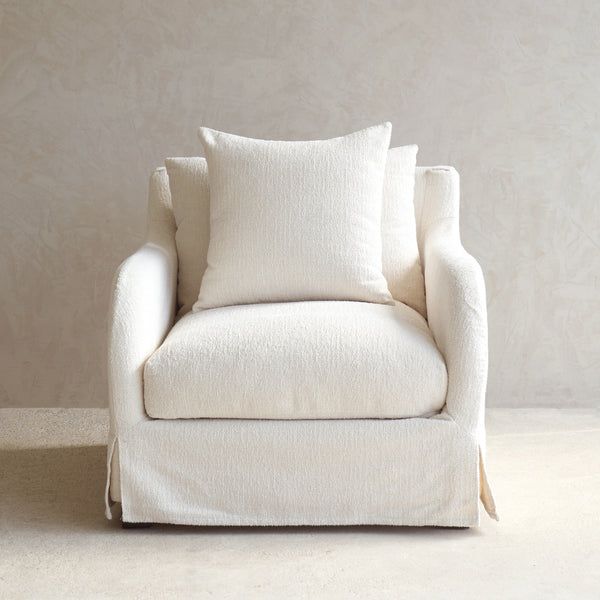Corte Fabric Armchair | Alpaca