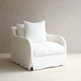 Corte Fabric Armchair | Off White
