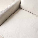 Corte Fabric Sofa | Ecru (234cm) - Originals Furniture