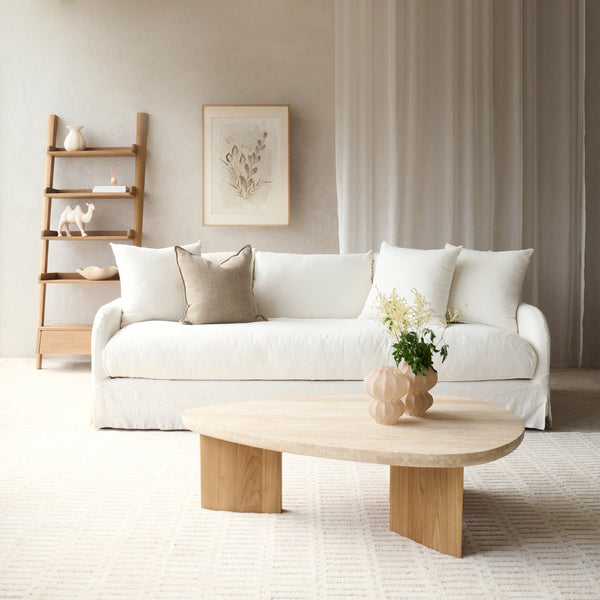 Corte Fabric Sofa | Off White