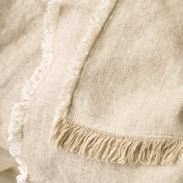 Hugo Throw Linen | Oatmeal