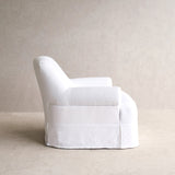 Lucca Fabric Armchair | Snow (94cm)