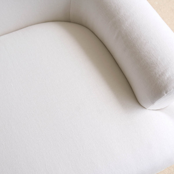 Lucca Fabric Sofa | Snow (214cm)