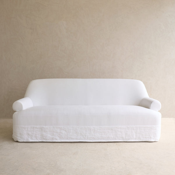 Lucca Fabric Sofa | Snow (214cm)