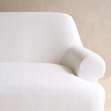 Lucca Fabric Sofa | Snow (214cm)