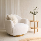 Nido Fabric Armchair | Arctic (87cm)
