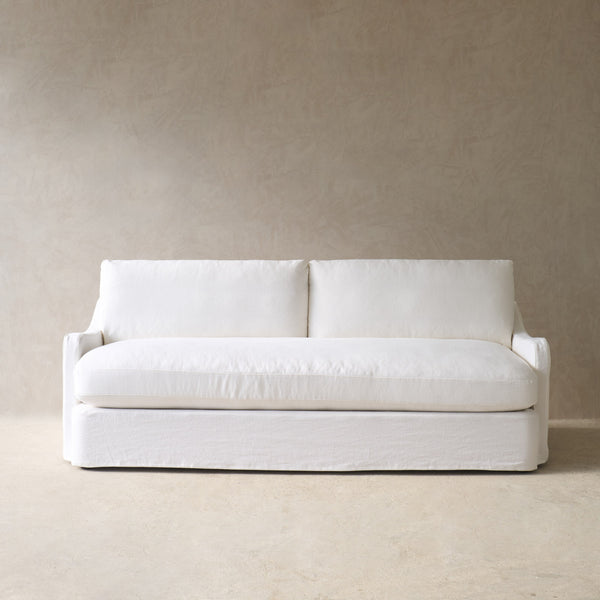 Pieve Fabric Sofa | Snow (230cm)
